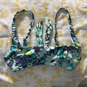 Aerie Multicolor Floral Bikini Top
